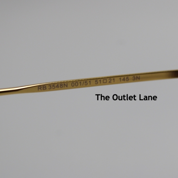 Model Display Ray-Ban Hexagonal Gradient Brown RB3548N - Picture 9 of 16